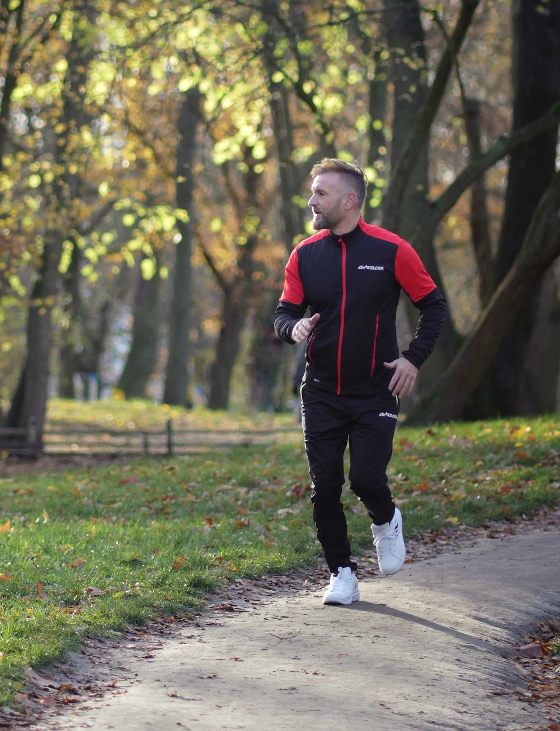 Herren Thermo Winter Laufhose Lang Pro Line Schwarz Setprodukt