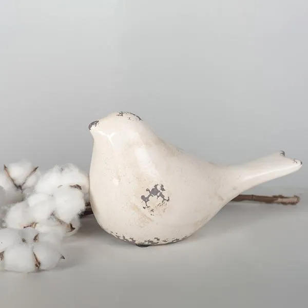 Ivory Ceramic Bird