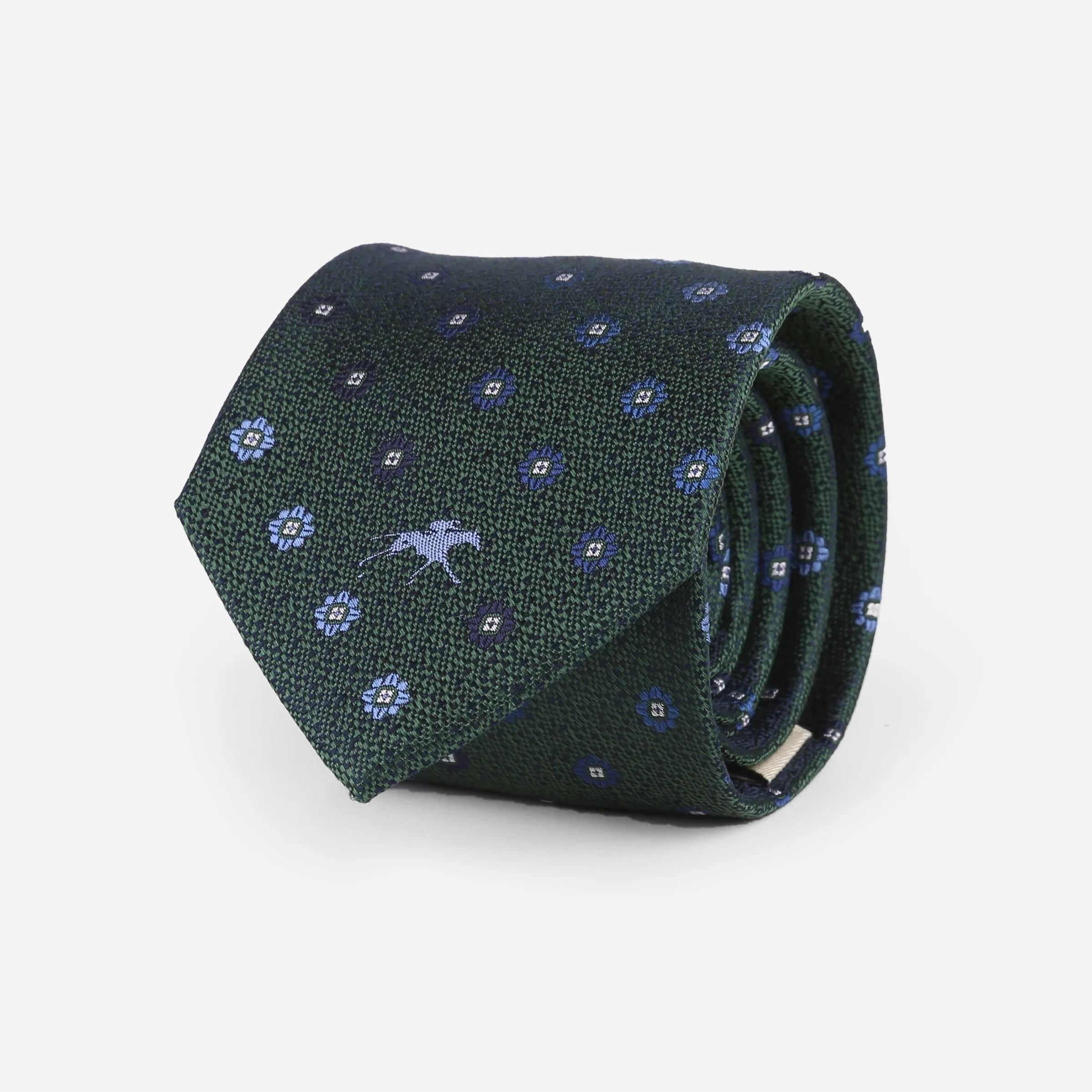 Keeneland Blue Foulard Tie