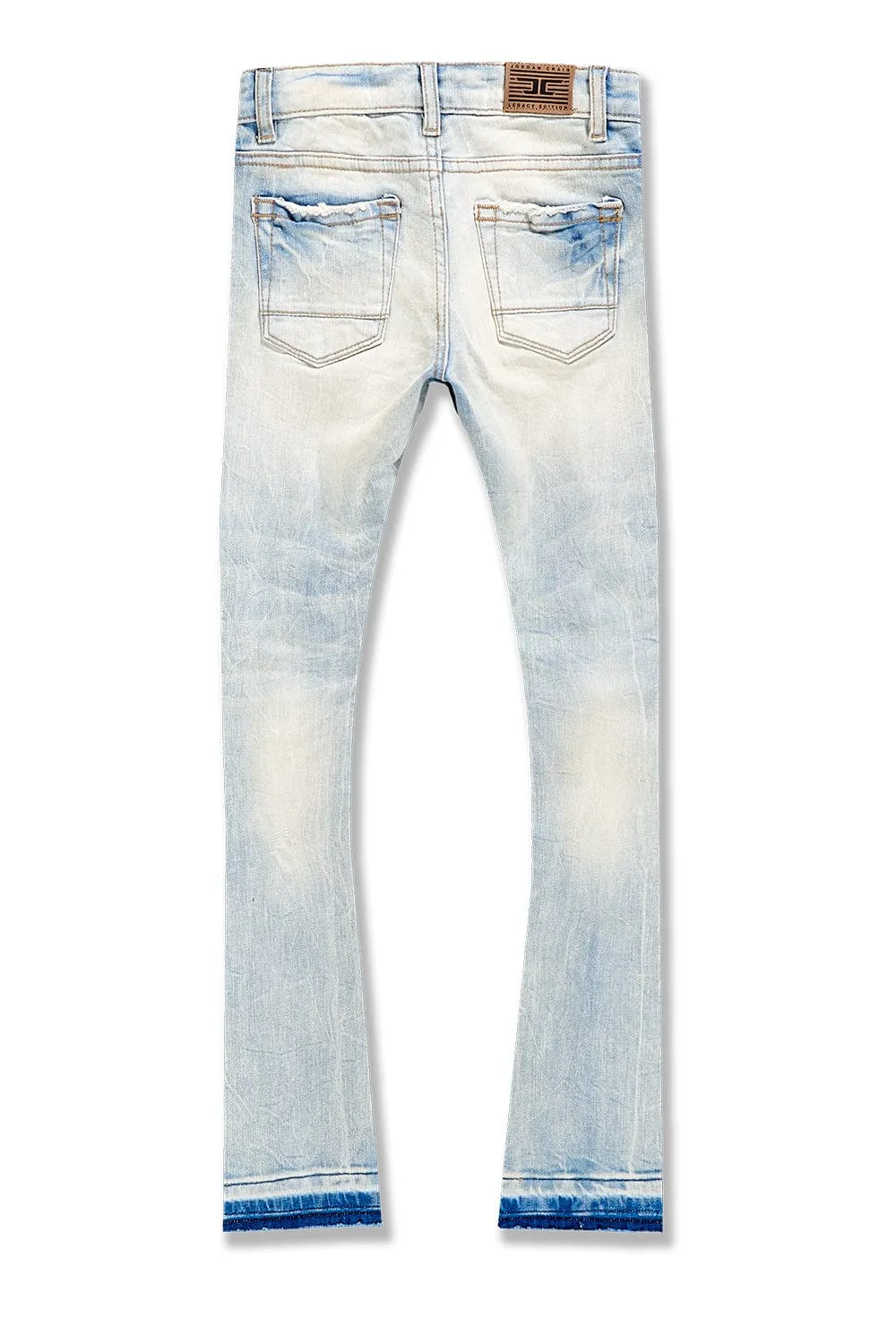 Kids Stacked Rockport Denim (Iced Lager)