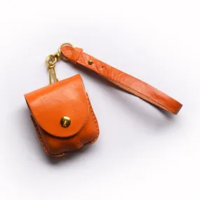 Leather Factory Roberu AirPods Case Washed Caramel
