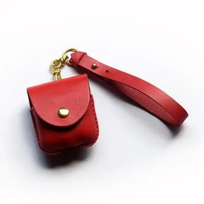 Leather Factory Roberu AirPods Case Washed Caramel