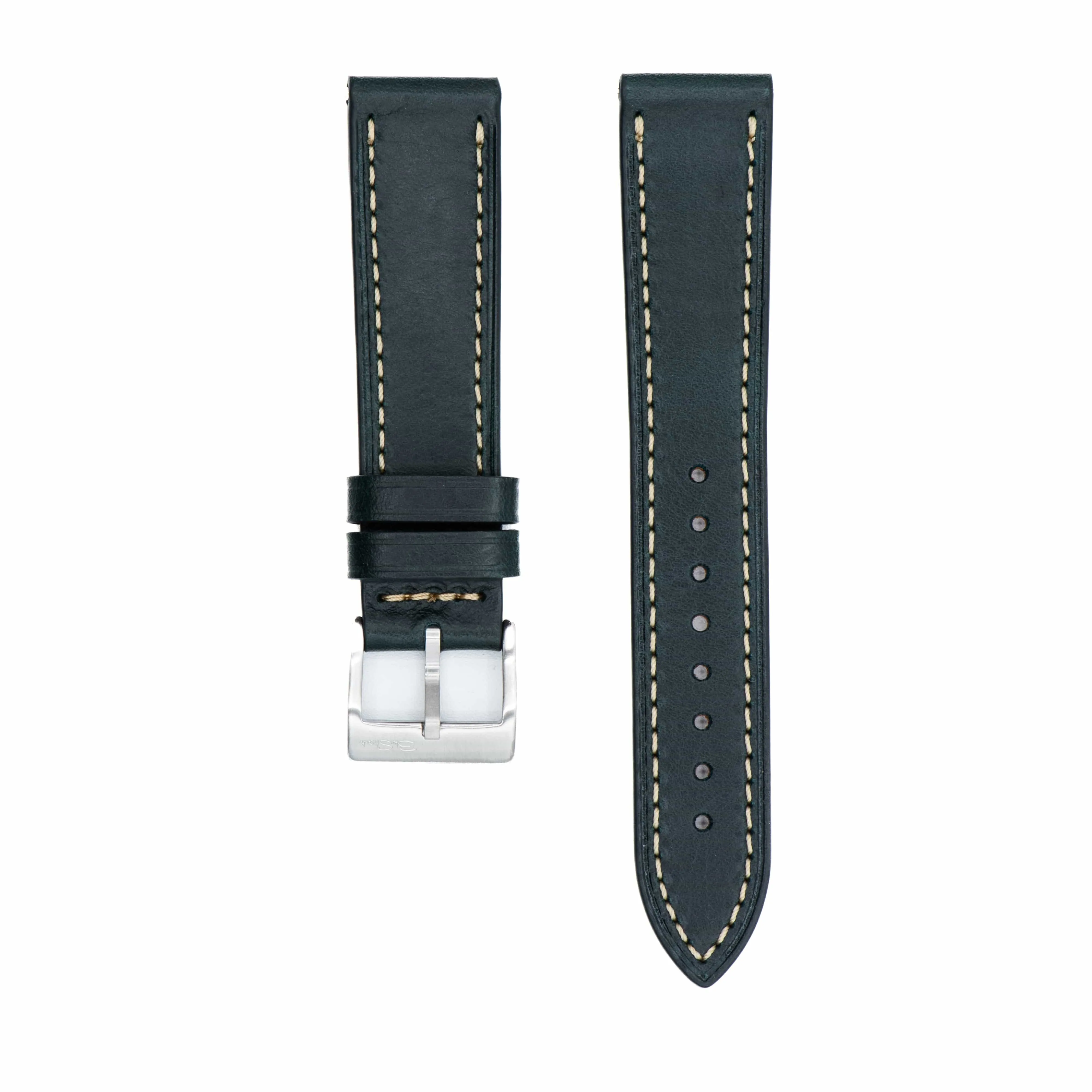 Leather - Tapered Space Green
