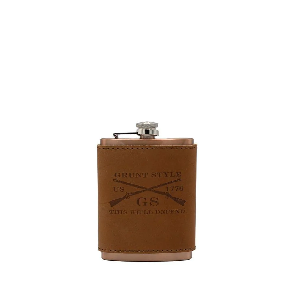 Leather Wrapped Flask