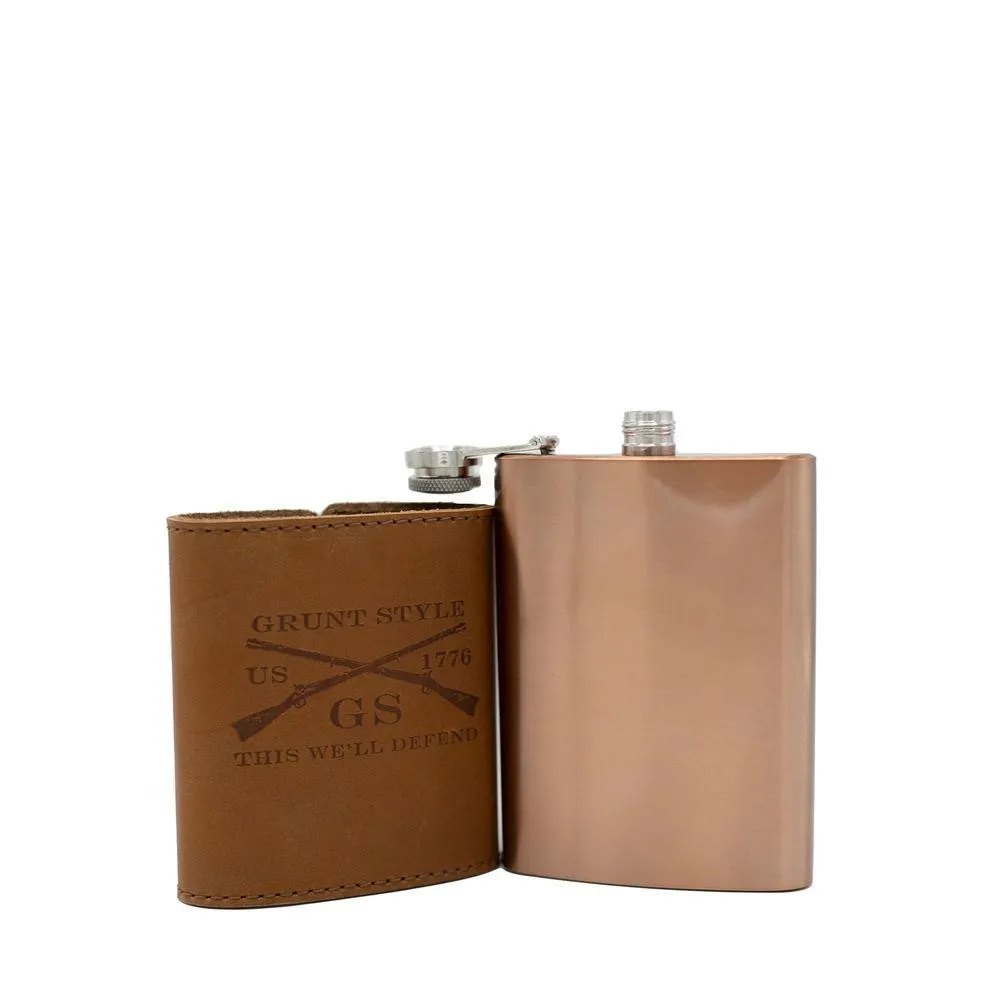 Leather Wrapped Flask