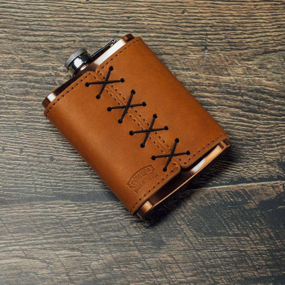 Leather Wrapped Flask
