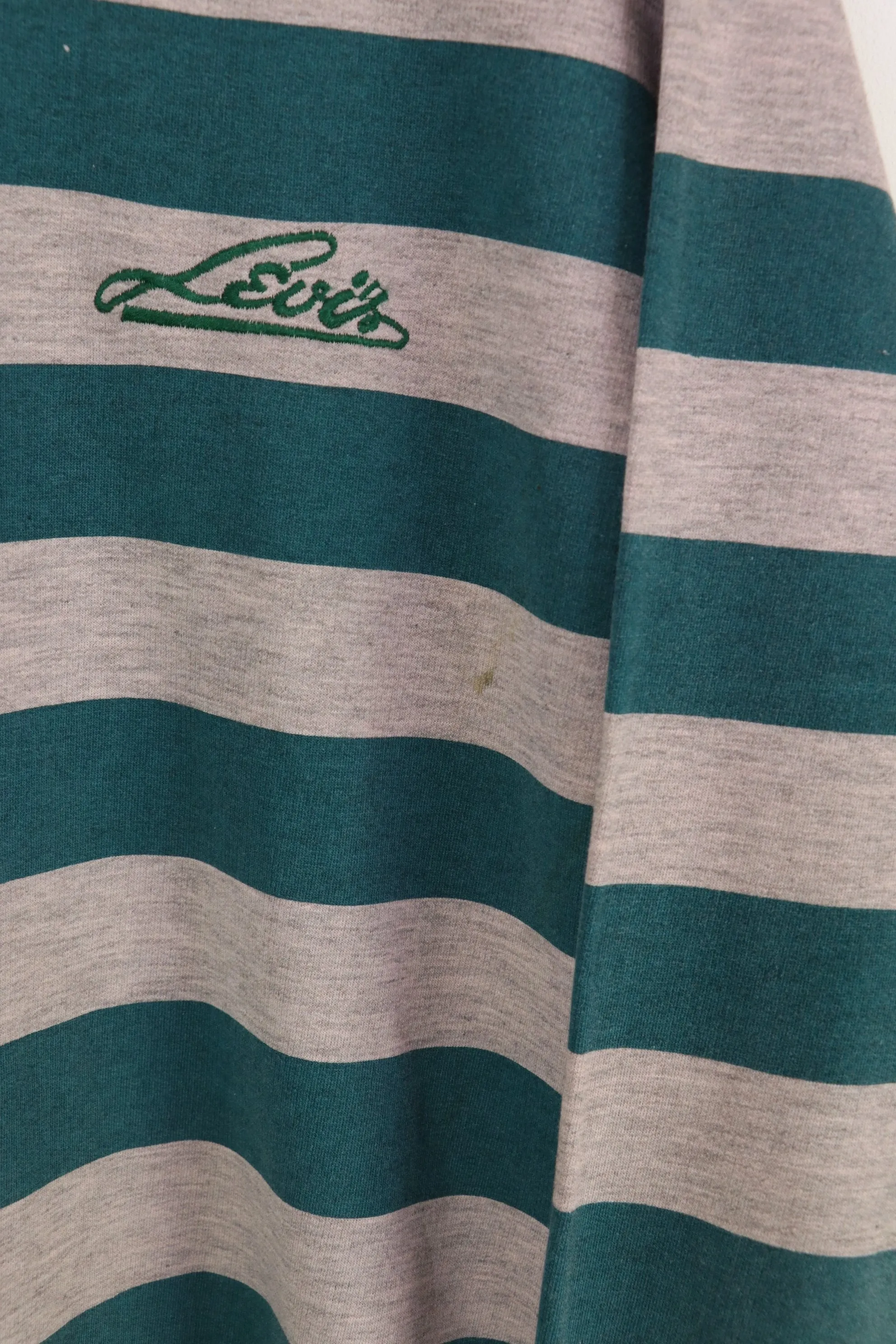 Levi's Sweatshirt Grey/Green Large