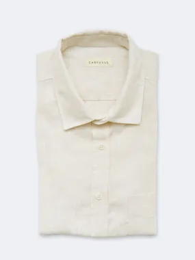 Linen Shirt Short Lido Nature