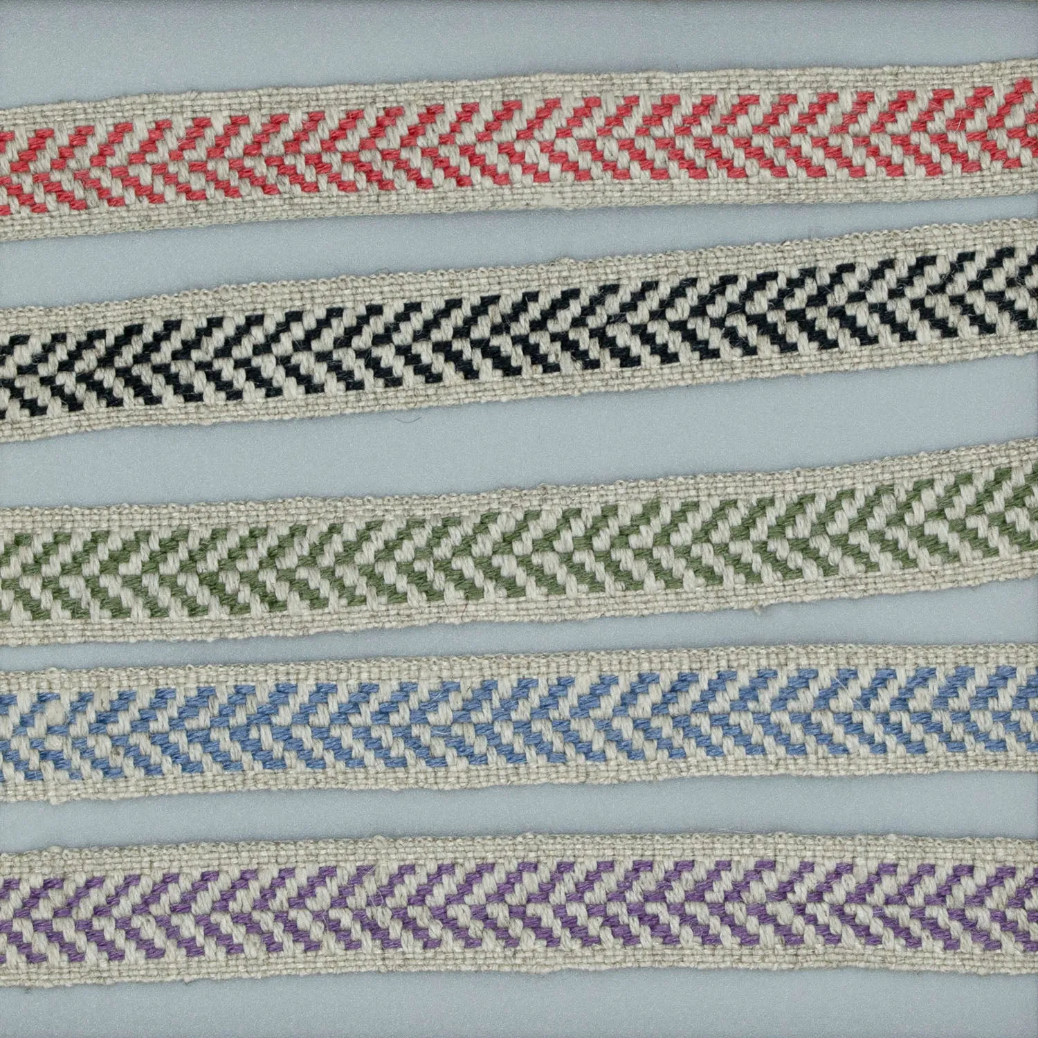 Linen Twill Chevron Tape--Sold By The Yard