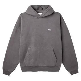 Lowercase heavy hoodie - Pigment digital black