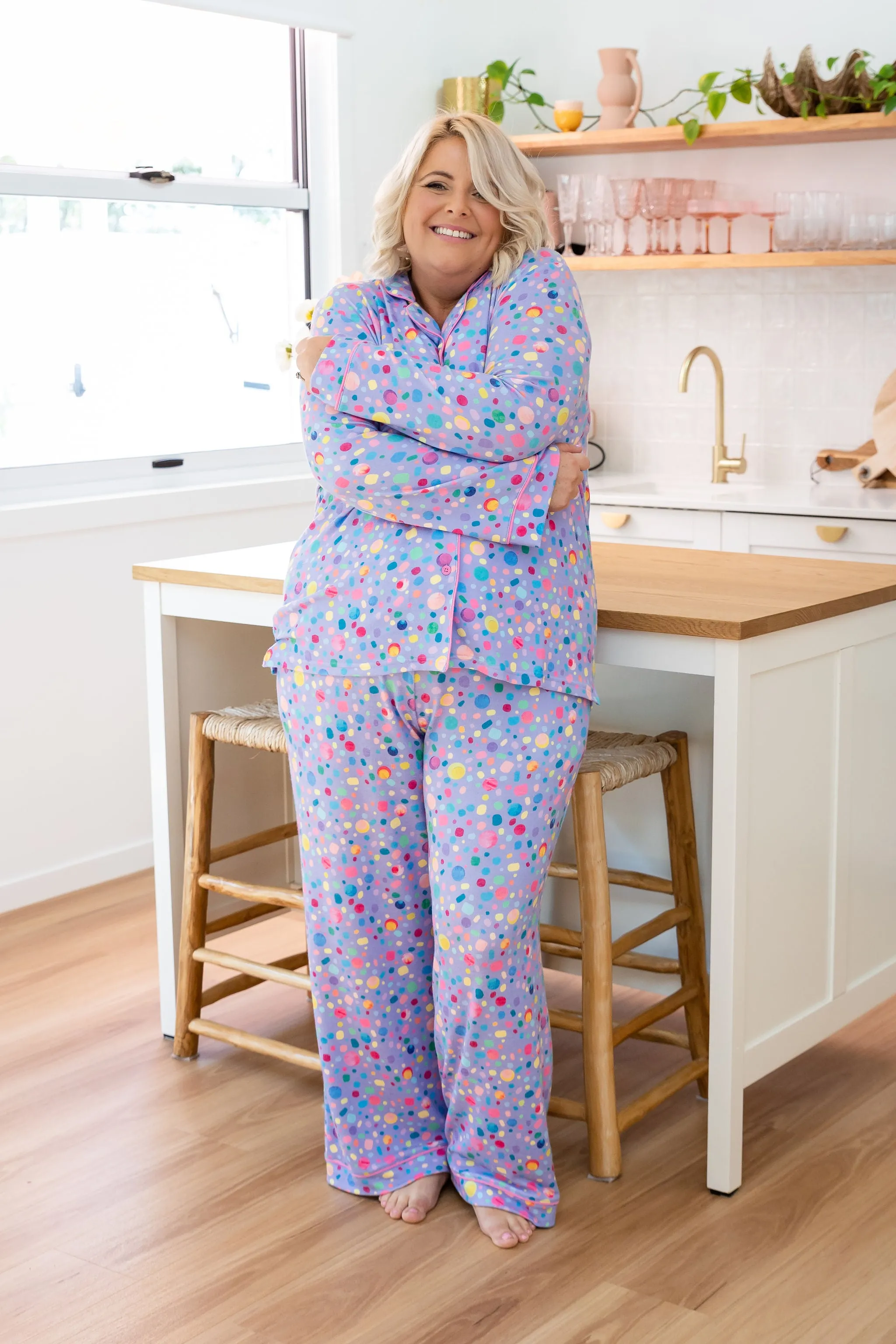 Lunar Shirt & Pants in Lilac Pebble