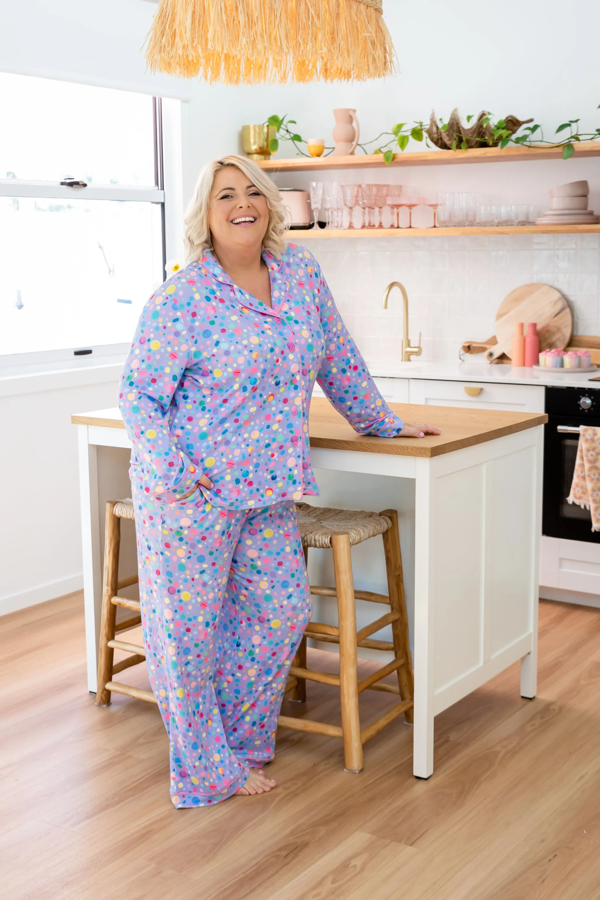 Lunar Shirt & Pants in Lilac Pebble