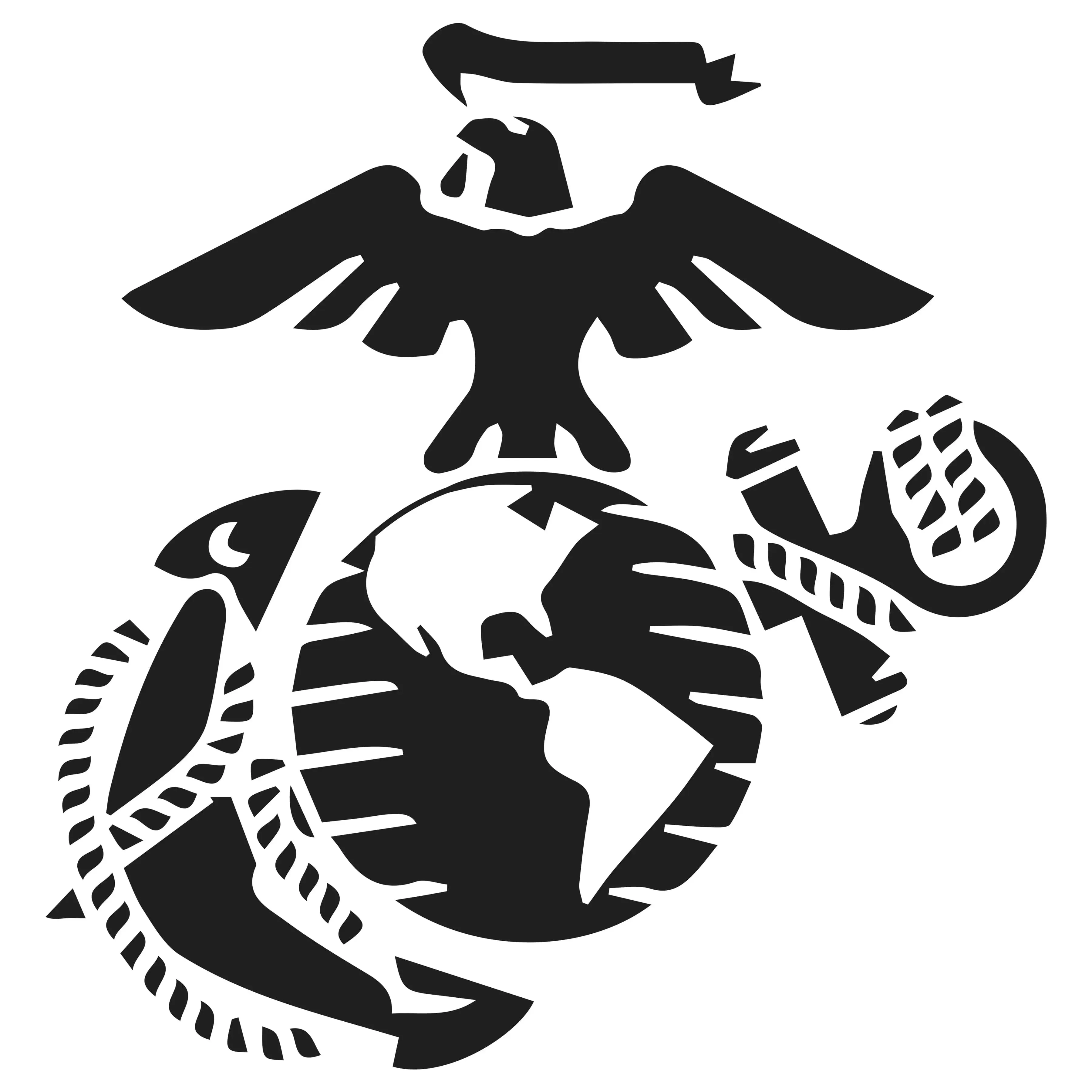 Marines Mind Over Matter 2-Sided Sweatshirt