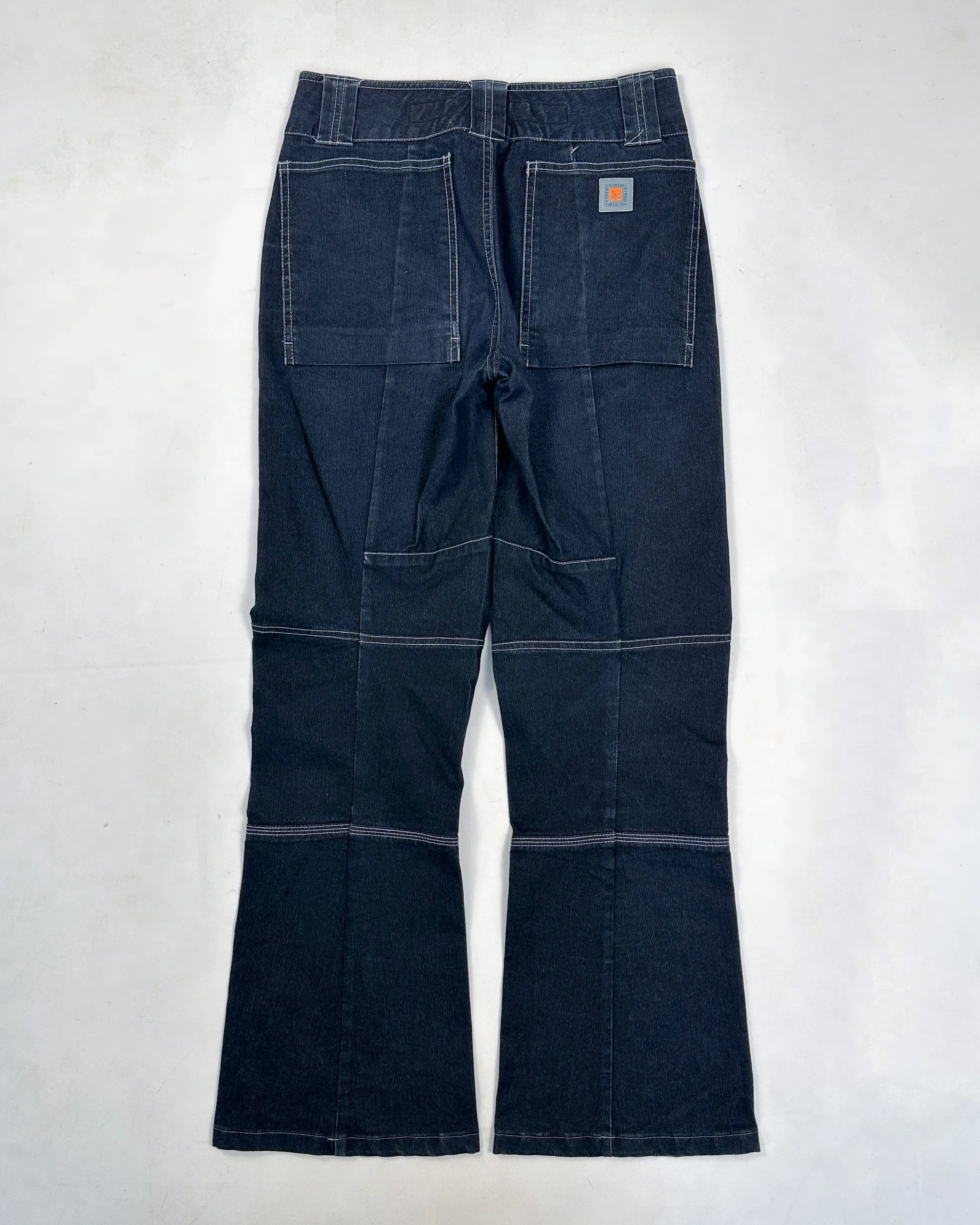 Marithé Francois Girbaud Flare Denim Pants 2000's