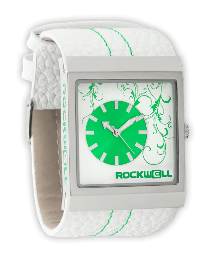 Mercedes (White/Green) Watch