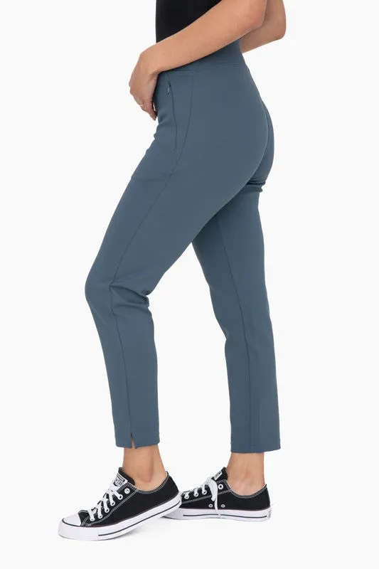 Midnight Teal Tapered Active Pant