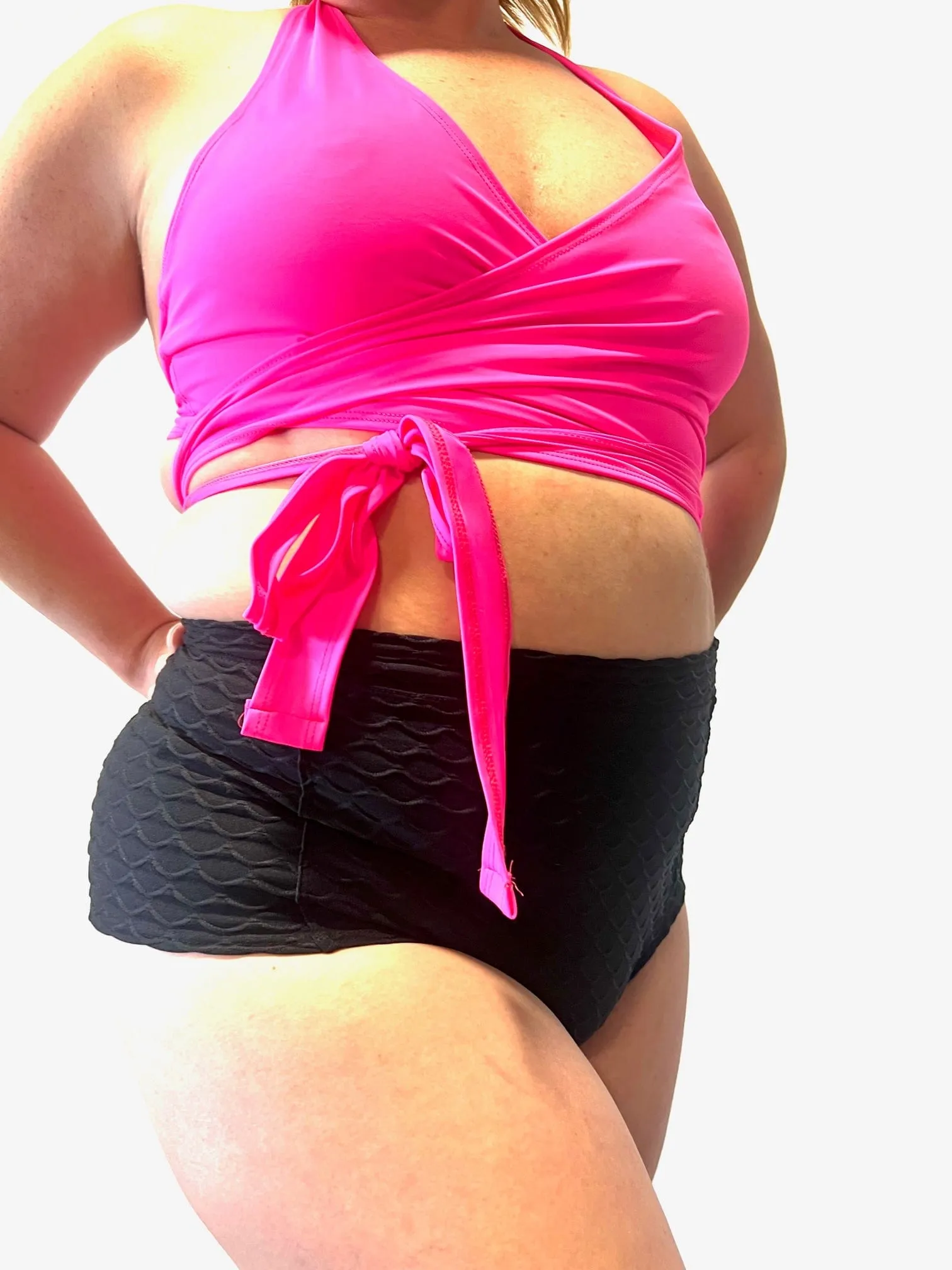 Multi-Way Wrap Top - Hot Pink