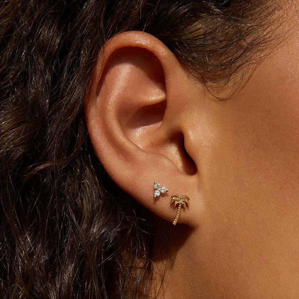 Palm Springs Gold Studs