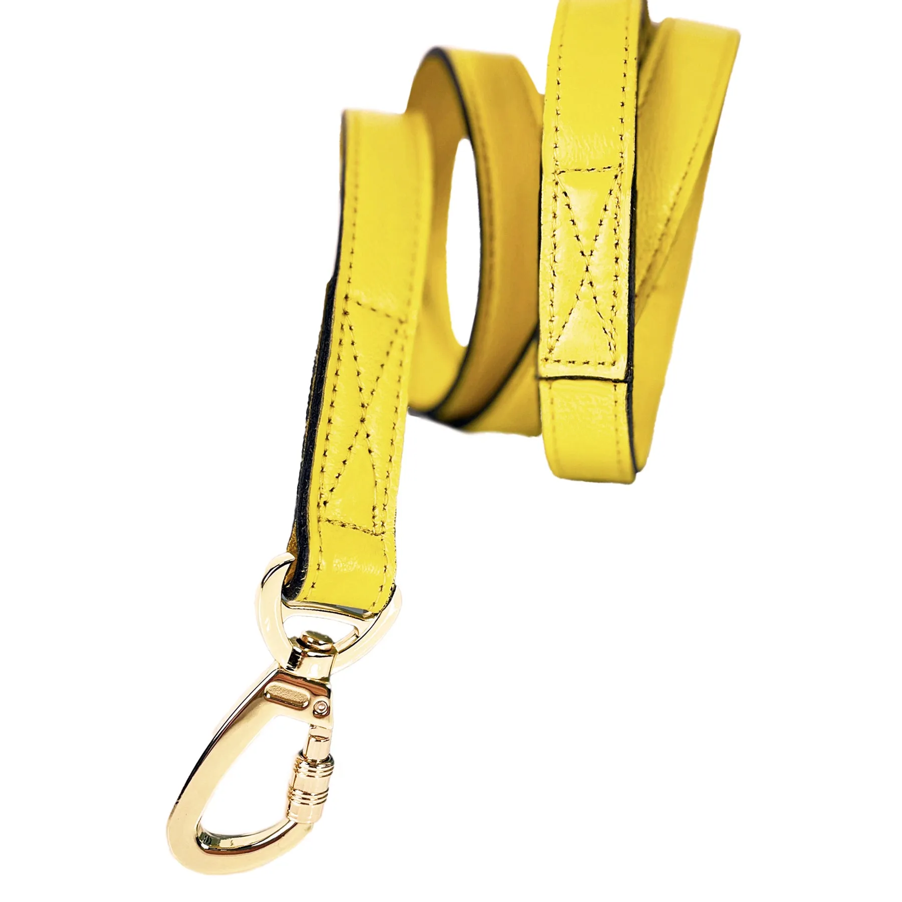 Peacock Dog Leash in Canary Yellow