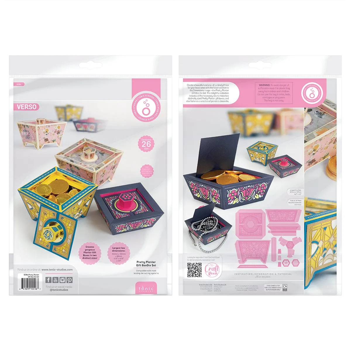 Pretty Planter Gift Box Die Set - 5516e