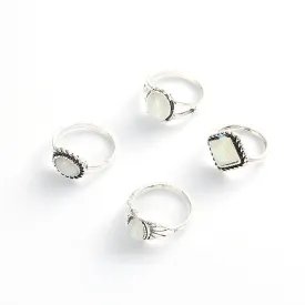 Scintillare by Sukkhi Fabulous Oxidised Ring Combo for Women