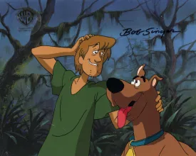 Scooby-Doo on Zombie Island Original Production Cel: Scooby and Shaggy