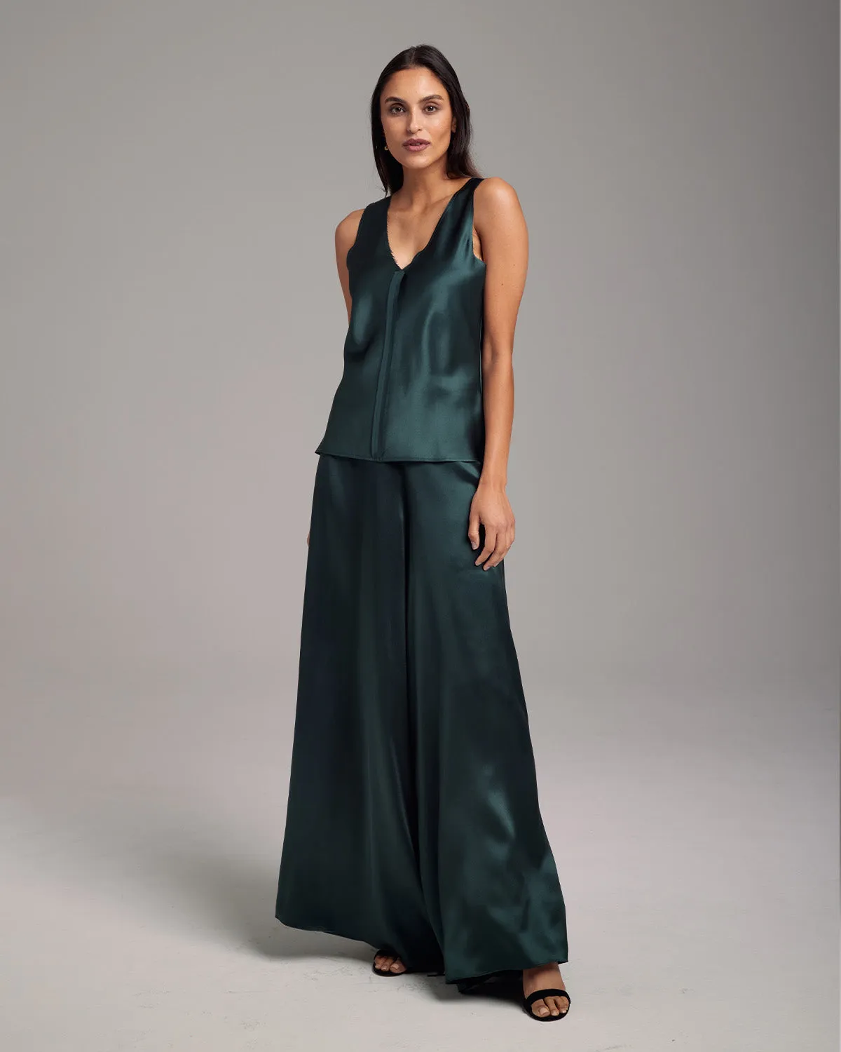 Silk Raw Edge Tank - Core