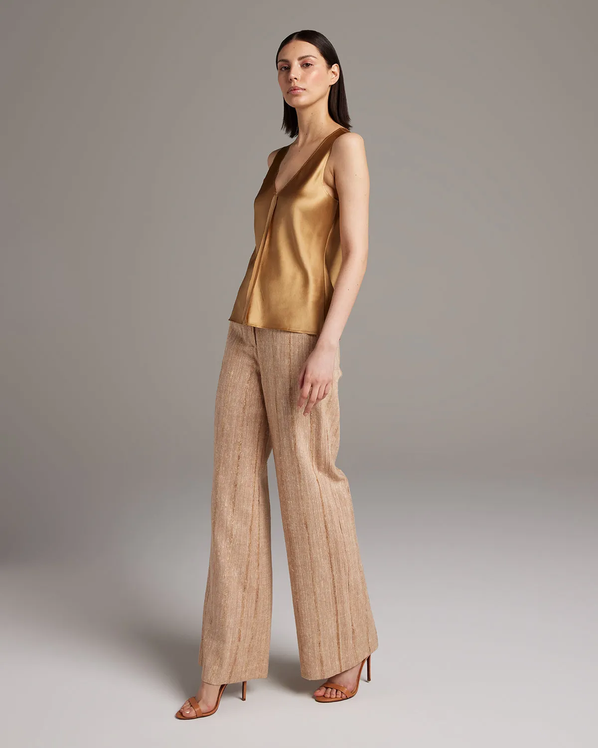 Silk Raw Edge Tank - Core