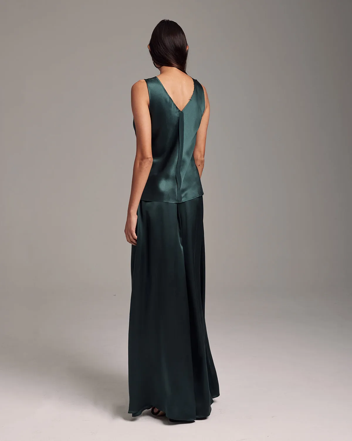 Silk Raw Edge Tank - Core