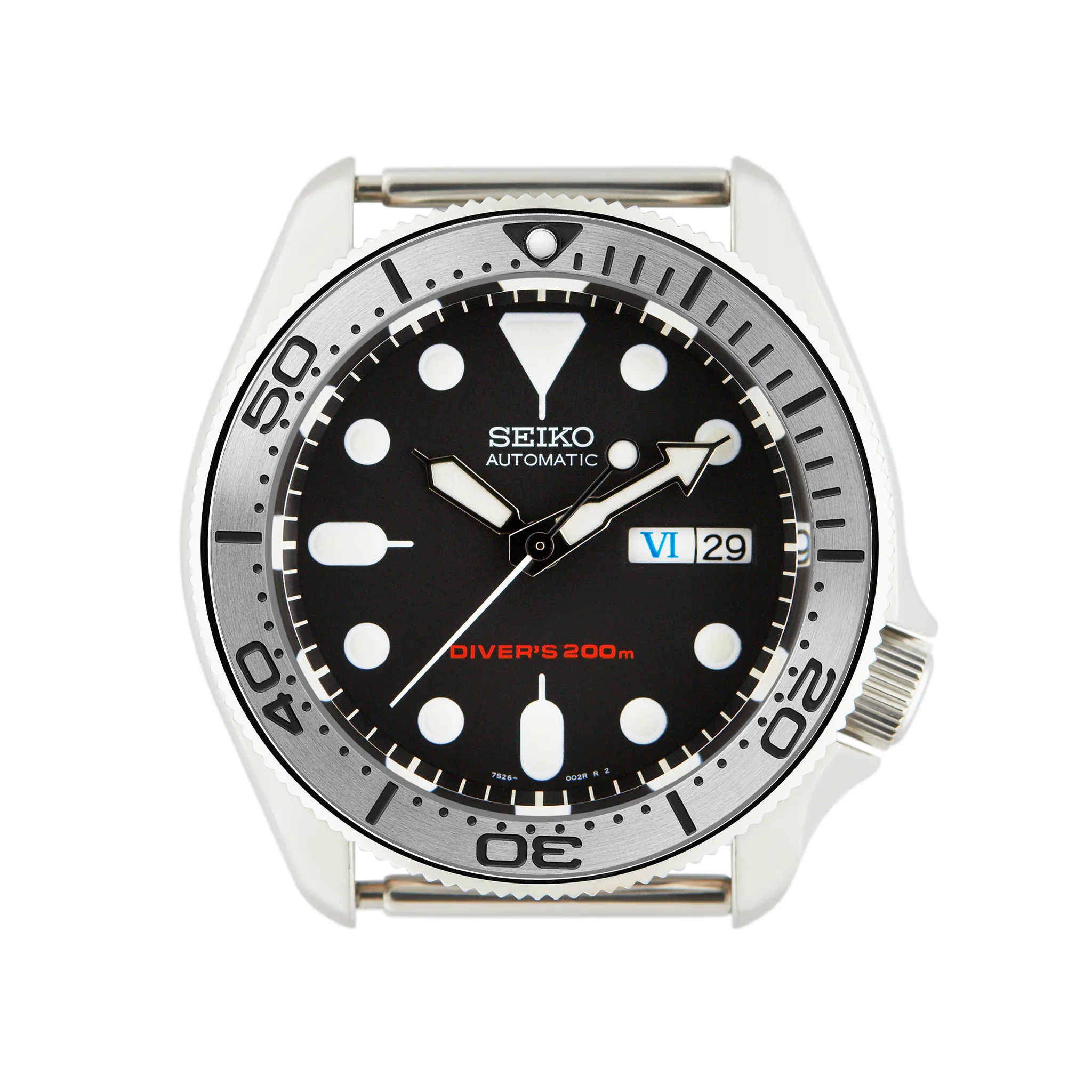 SKX007/SRPD Steel Bezel Insert: SMP style