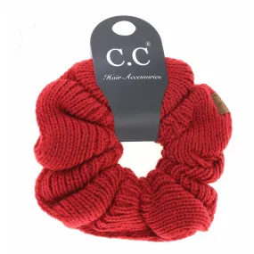 SOLID KNIT PONYTAIL C.C SCRUNCHIE