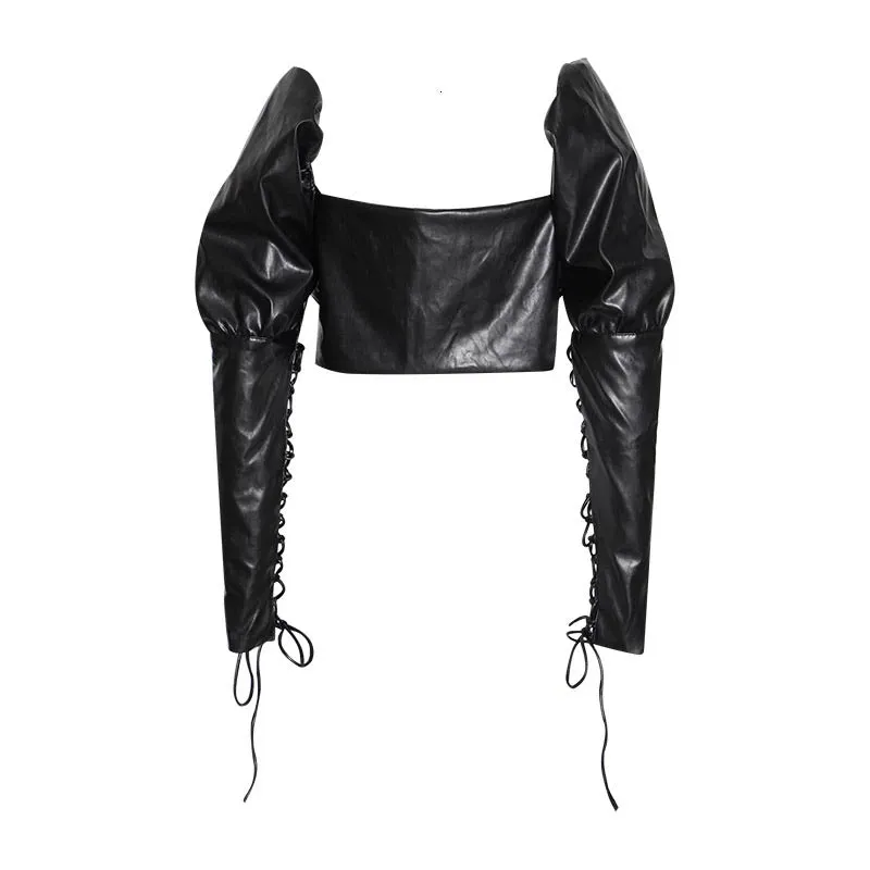 Tease Leather Top