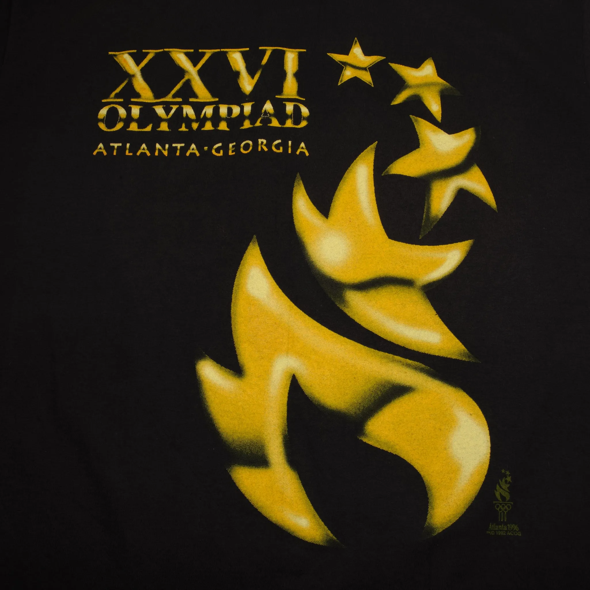 VINTAGE DEADSTOCK ATLANTA OLYMPICS 1996 TEE SHIRT SIZE XL MADE IN USA