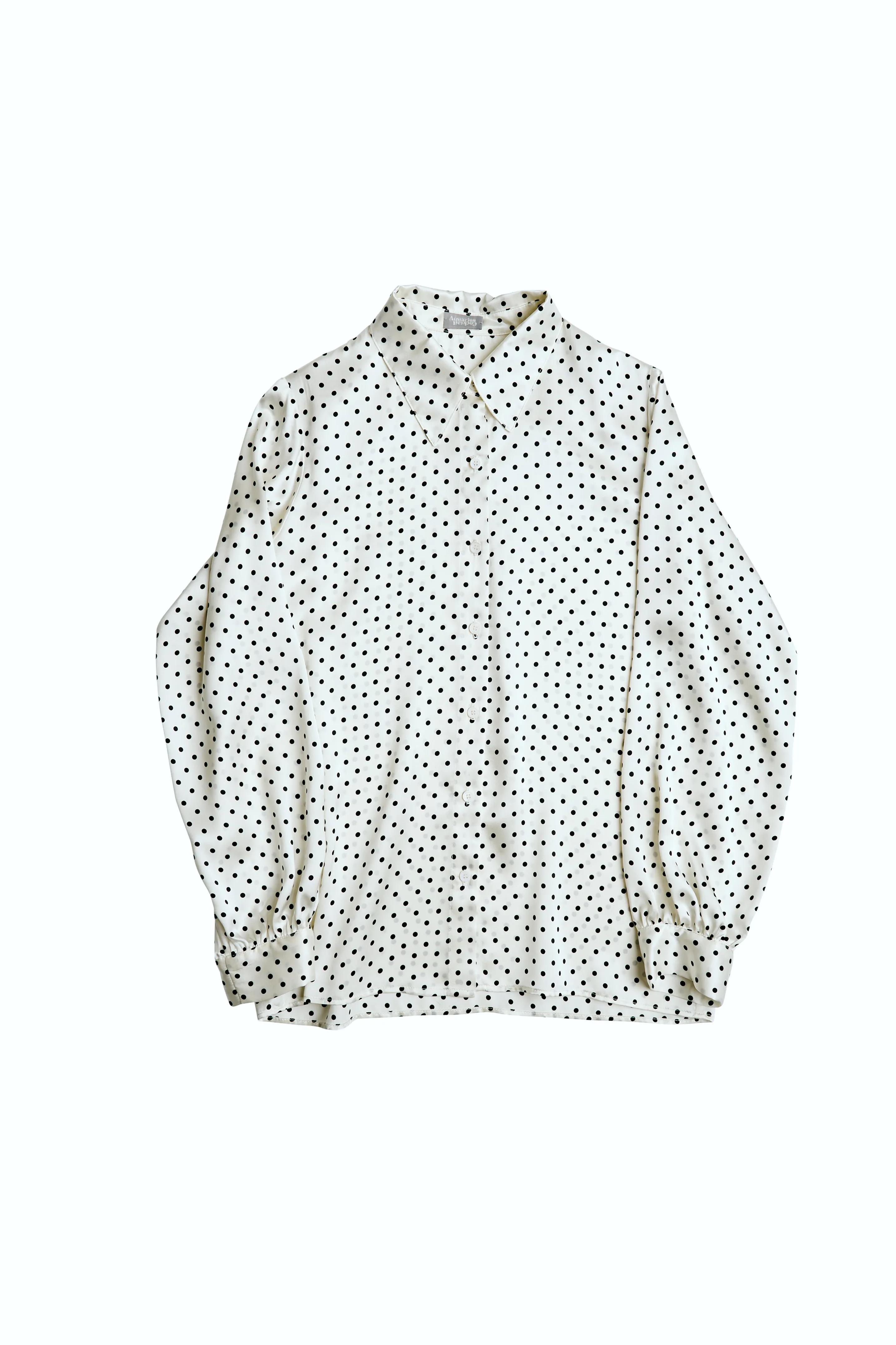 VIVI | cream w/ black polkadot